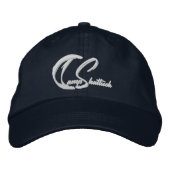 Camp Shattuck - verstellbare Kugelkappe Bestickte Baseballkappe (Vorderseite)