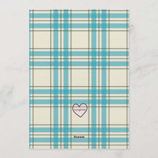 Camp & Sign Birthday Einladung (Rückseite)