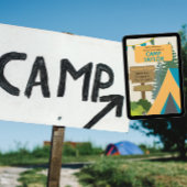 Camp & Sign Birthday Einladung