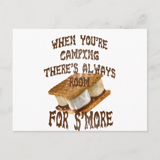 Camp Smores Postkarte (Vorderseite)