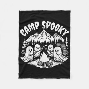 Camp Spooky SommerHalloween Niedlich Ghost Fleecedecke