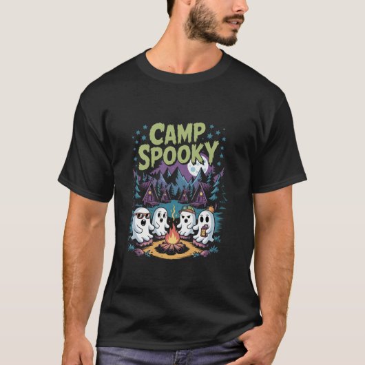 Camp Spooky Sommerween Halloween T-Shirt (Vorderseite)