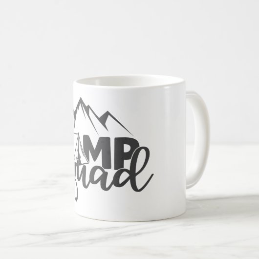 Camp Squad Cool Adventure Quote Campers Kaffeetasse (VorderseiteRechts)