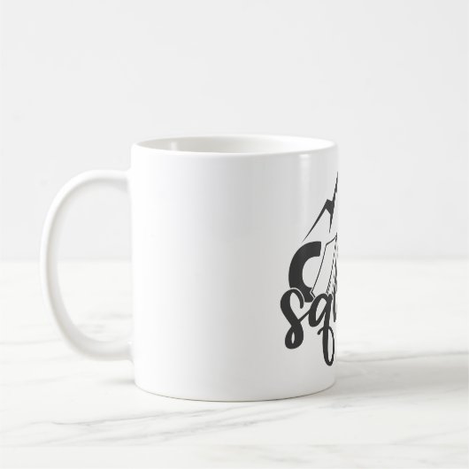 Camp Squad Cool Adventure Quote Campers Kaffeetasse (Links)
