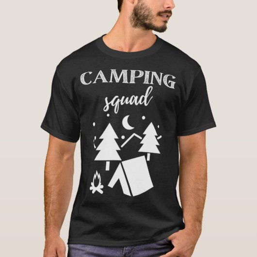 Camp Squad shirt, Camping , Camper bff couple s d T-Shirt (Vorderseite)