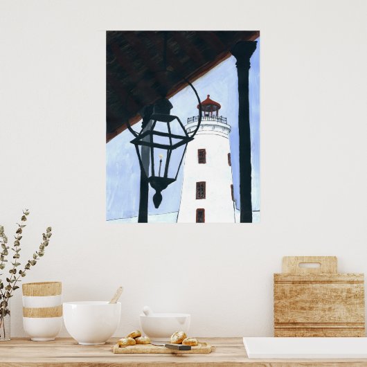 Camp St. Light House Poster (Küche)