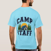 🏕️ Camp-Stab-Team-Typografie 👕 T-Shirt (Rückseite)