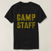 CAMP STAFF Leopard Print Host Summer Counselor Tee (Design vorne)