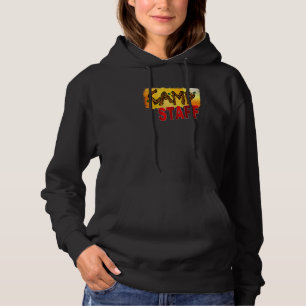 Camp Staff Summer Campground Gastgeber Crew Berate Hoodie