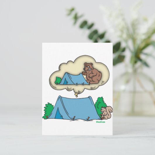 CAMP-Stellen Postkarte (Stehend Vorderseite)