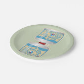 Camp Stove Gas Kanister Propane Butane Pappteller (Schrägansicht)