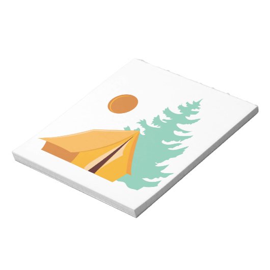 Camp-Szene Notizblock (Rotiert)