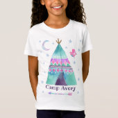 Camp T - Shirt Girl Camping T - Shirt (Vorderseite)