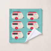 Camp-Thema Badhandtuch Set (Waschlappen)