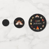 Camp Thema Geburtstagsparty Confetti Konfetti (Vorderseiten)