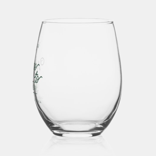 Camp Theme Junggeselinnen-Abschied Custom Weinglas Ohne Stiel (Links)