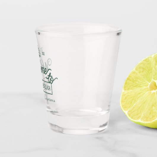 Camp Theme Junggeselinnen-Abschied Schnapsglas (Rechts)