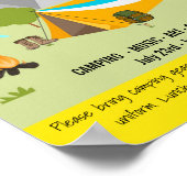 Camp-Themenveranstaltung Poster (Ecke)