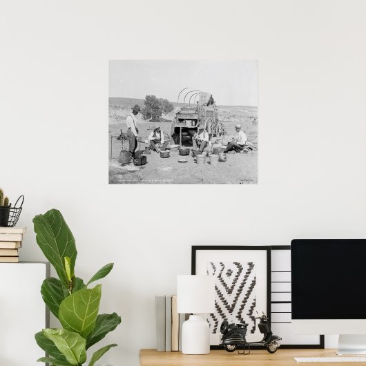 Camp Wagon a Texas Roundup Poster (Heimbüro)