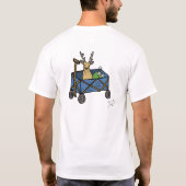“Camp Wagon Deer” Whimsical T-Shirt (Rückseite)