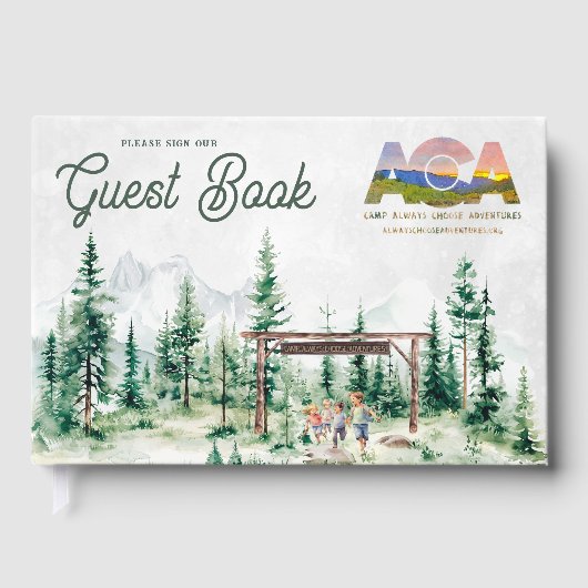 Camp wählt immer Abenteuer aus Gästebuch (Vorderseite)