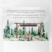 Camp wählt immer Abenteuer aus | Grand Opening Dreifach Gefaltete Einladung (Innen Erste Seite)