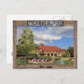 Camp Waldemar Postkarte (Vorne/Hinten)