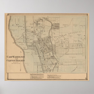 Camp Washington, Clifton Heights, Ohio Poster