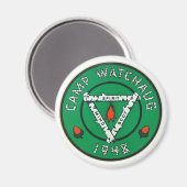Camp Watchaug Logo Magnet (Vorderseite/Rückseite)