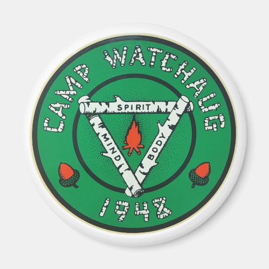 Camp Watchaug Logo Magnet (Vorne)