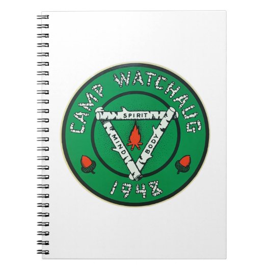 Camp Watchaug Notizbuch Notizblock (Vorderseite)