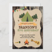 Camp-Wort-Einladung Einladung (Vorderseite)