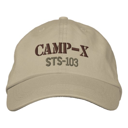 Camp-X bestickte Hülle (Khaki) Kappe (Vorderseite)