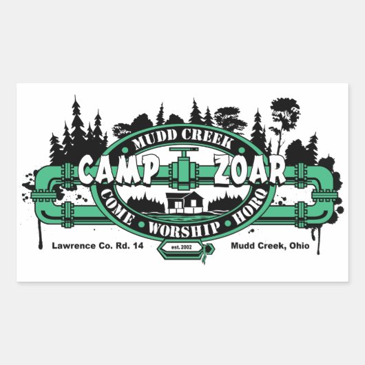 Camp Zoar Stickers (Vorderseite)