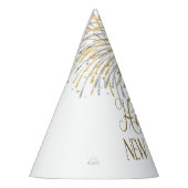 Campagne White & Gold Silvester Partyhütchen (Links)