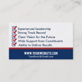 Campaign Template Business Card Visitenkarte (Rückseite)