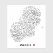 Campamalia-Pilzsticker Aufkleber (Blatt)