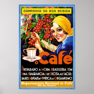 Campanha DA Boa Bebida Kaffee-Vintages Poster