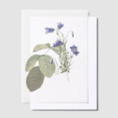 Campanula Bluebell Botanische Overlay Pergament Einladungen (Versetzt)