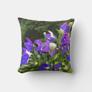 Campanula Cluster (Blue Balloon-Blume) — Kissen