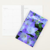 Campanula Lila weiße Blumen Fotografie Planer (Anzeige)