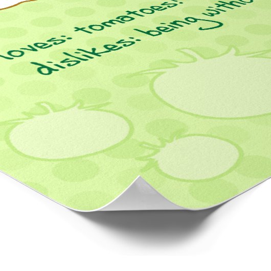 Campari Cat Poster (Ecke)