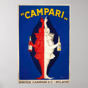 Campari-Likör Vintage-Essen-und-Trinken-Plakat Poster