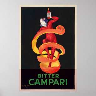 Campari-Likör Vintage-Essen und Trinken Poster