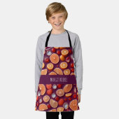 Campari Soda Citrus Geometrisches Muster Schürze (Getragen)