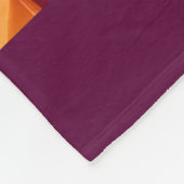 Campari Soda farbiges Muster Fleecedecke (Ecke)