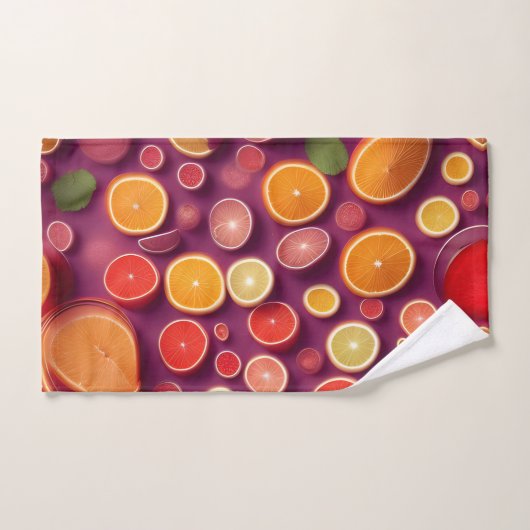 Campari Soda Grapefruit Farbiges Muster Badhandtuch Set (Handtuch)