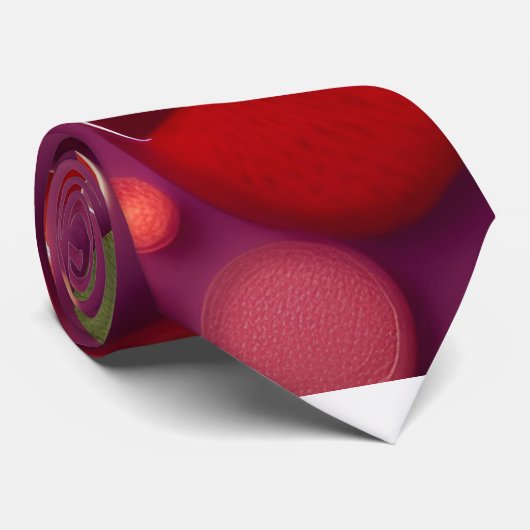 Campari Soda Grapefruit Farbiges Muster Krawatte (Gerollt)