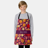 Campari Soda Grapefruit Farbiges Muster Schürze (Getragen)