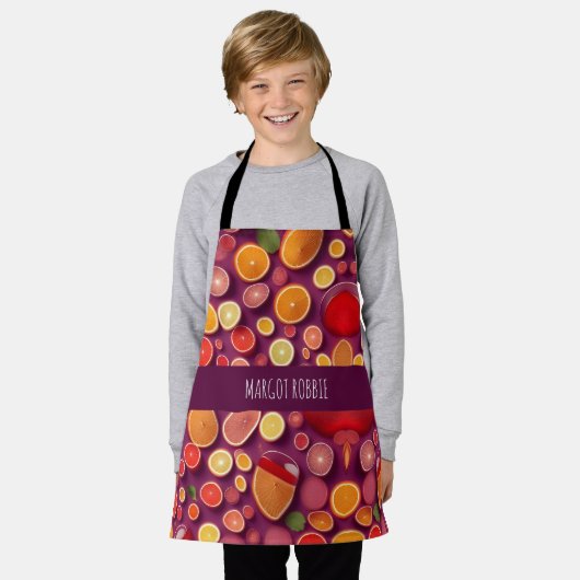 Campari Soda Grapefruit Farbiges Muster Schürze (Getragen)